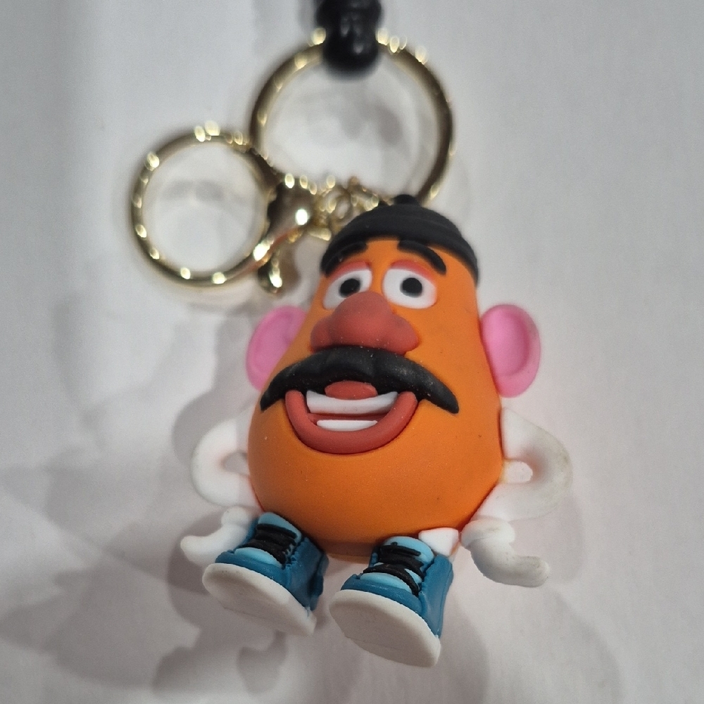 Mr. Potato Head Keychain with Blue Shoes